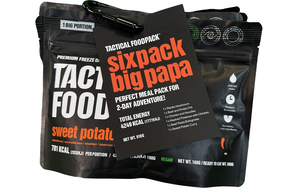 Tactical Foodpack Plat principal Sixpack Big Papa