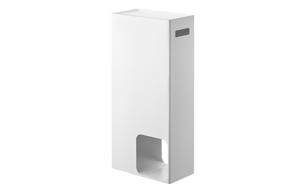 Yamazaki Porte-rouleau pour papier toilette Tower grande 48 cm, Blanc
