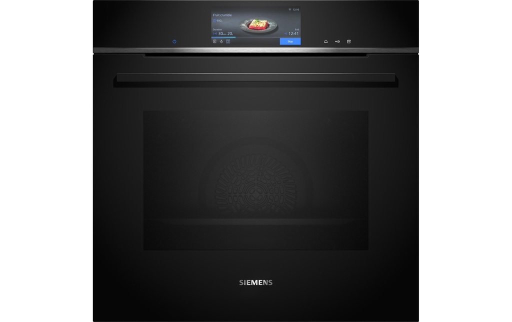 Siemens Four à vapeur encastré iQ700 HS758G3B1C Noir A +