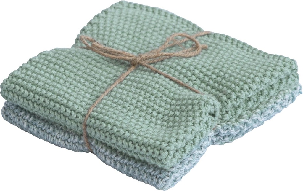 Pichler Torchon à vaisselle Lola 2 Pièce/s, Vert clair