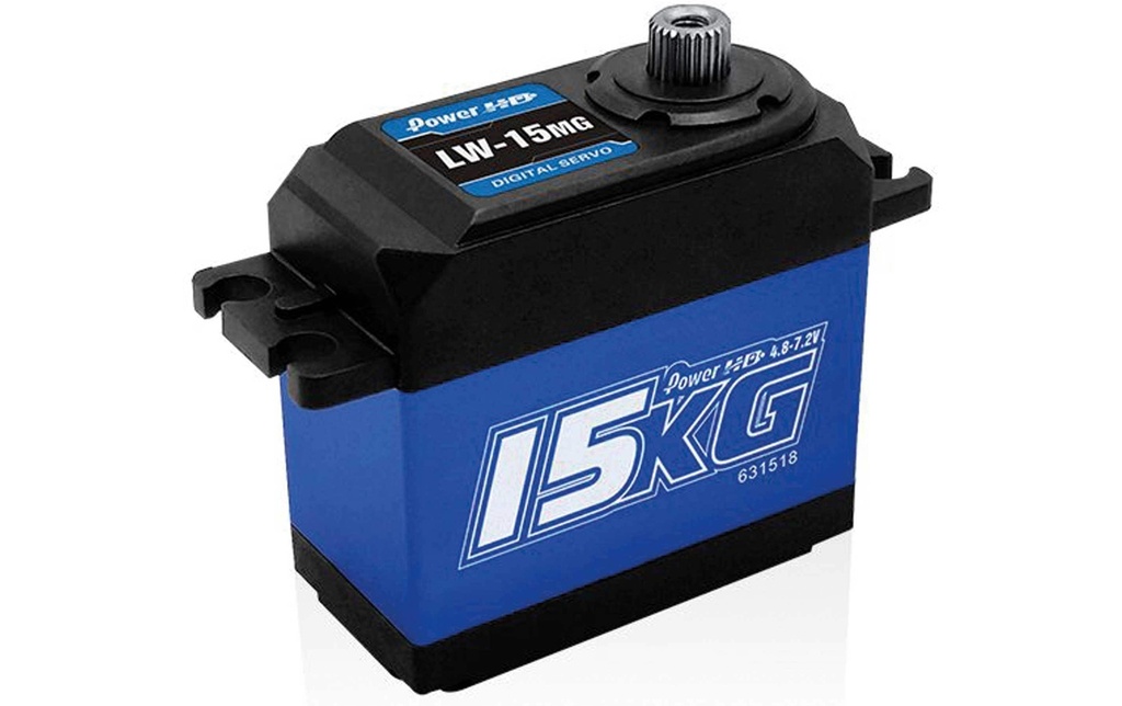 PowerHD Servo LW-15MG, étanche, 15 kg, Numérique HV