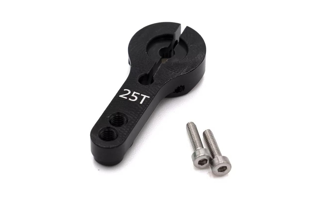 Hobbytech Servobras Aluminium 24 mm 25T Noir