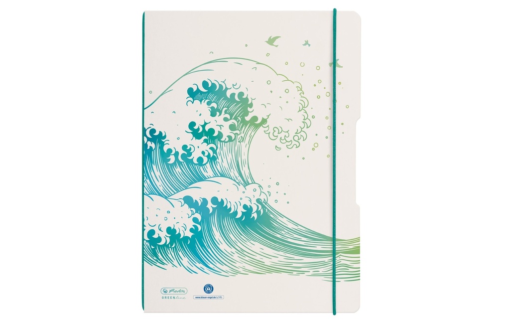 Herlitz Carnet de notes Greenline my.book flex A5, Pois, shaft