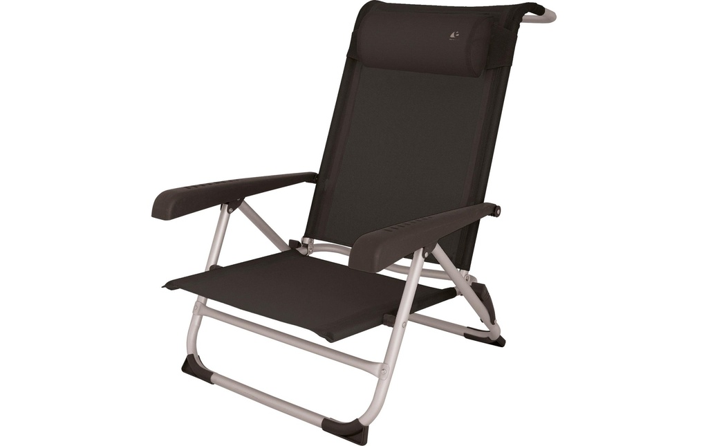 Eurotrail Chaise de plage Acapulco Charcoal Anthracite