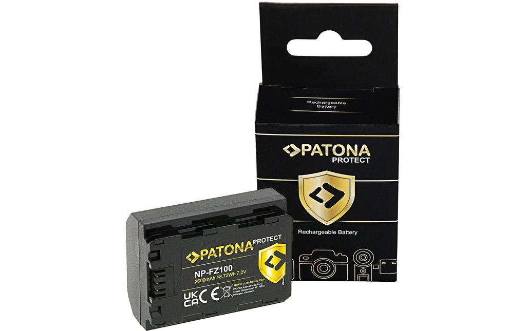 Patona Batterie pour Appareils photo numérique Batterie PROTECT pour Sony NP-FZ10