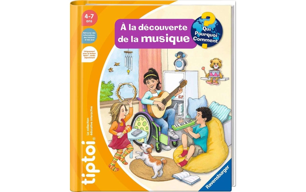 tiptoi Livre éducatif Découverte la musique -FR-