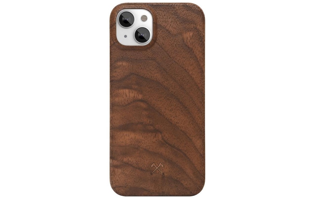 Woodcessories Coque arrière Slim Case iPhone 14 Plus Noix