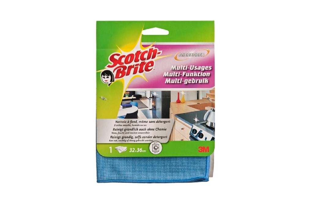 Scotch-Brite Chiffon de nettoyage en microfibre Scotch-Brite All-in-One Assorti