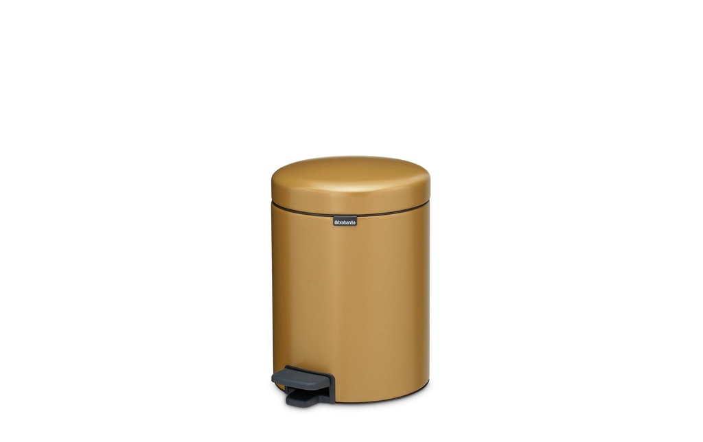 Brabantia Poubelle cosmétique NewIcon 5 l, Warm Gold