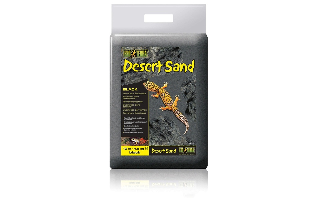 Exo Terra Substrat de sol Desert Sand, Noir, 4.5 kg