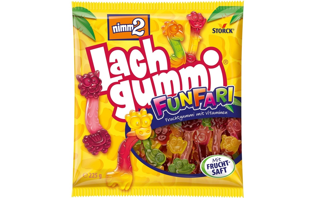 Storck Nimm2 Lachgummi FunFari 225 g