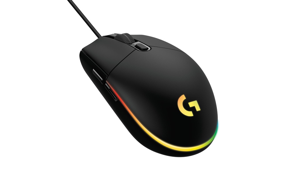 Logitech Souris de gaming G203 Lightsync Noir