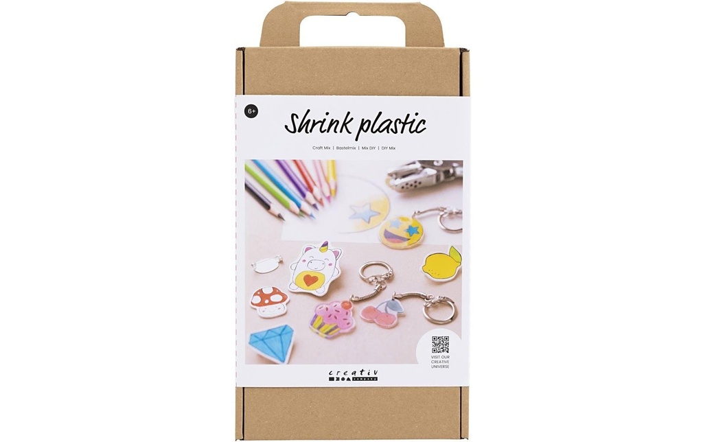 Creativ Company Kits de bricolage Rétraction du plastique Porte-clés