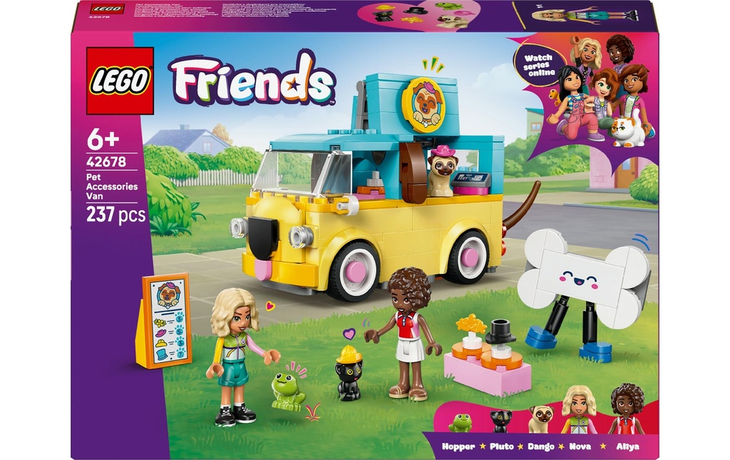 LEGO® Friends Le van d’accessoires pour animaux 42678