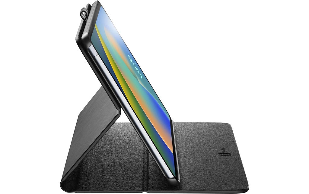 Cellular Line Tablet Book Cover Folio Case Noir