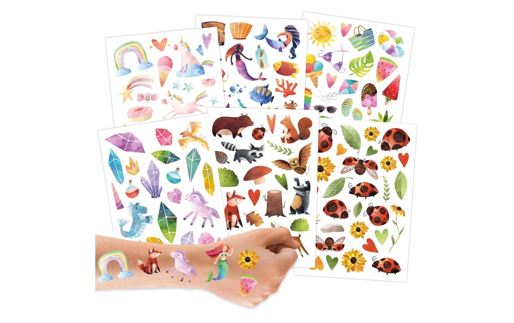 Papierdrachen Kits de tatouage Métallique – Beach Vibes