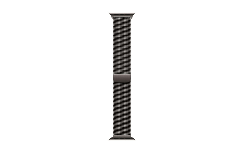 Apple Boucle milanaise 46 mm Gris foncé S/M