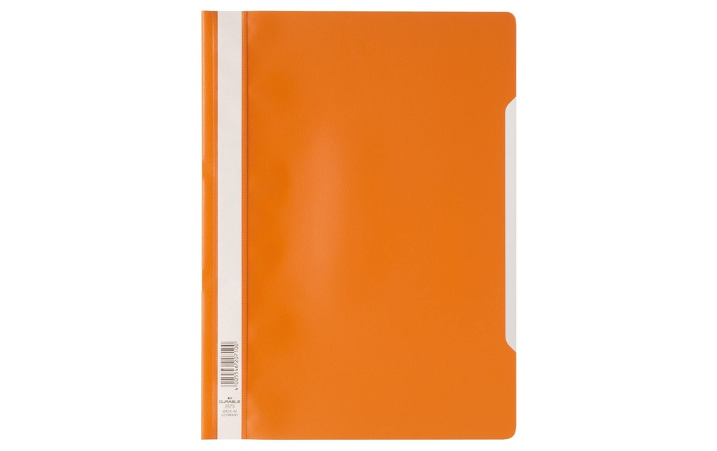DURABLE Classeur à levier A4 Orange, 50 pièces