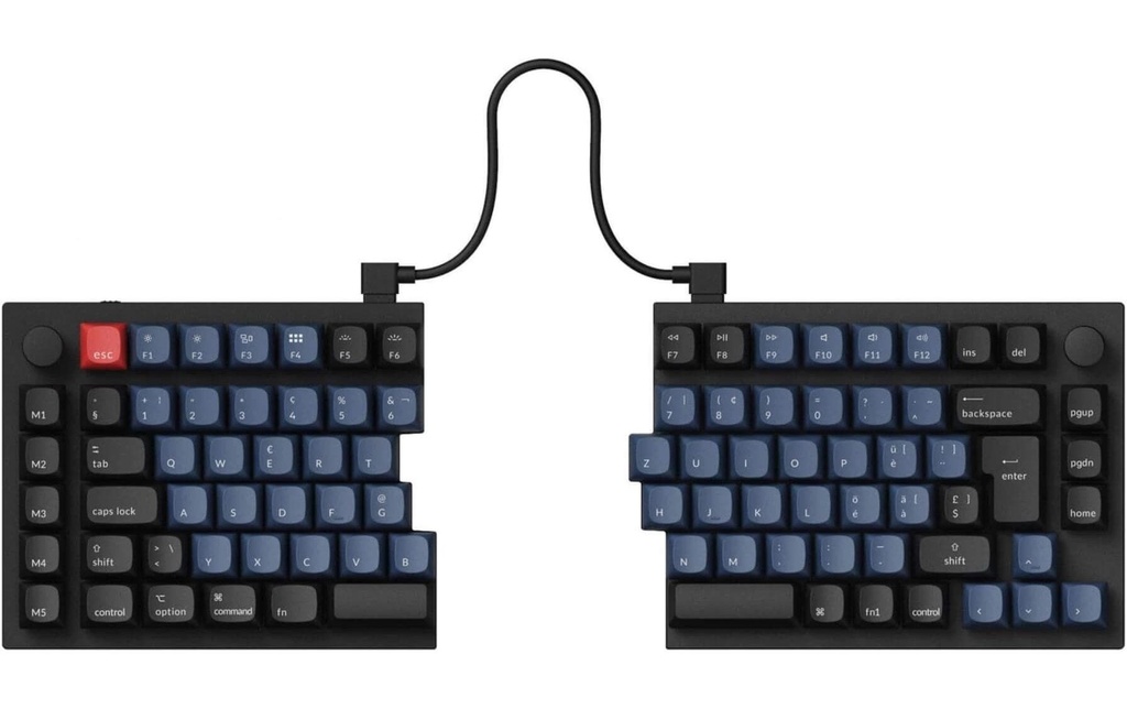 Keychron Clavier de gaming Q11 Black QMK Red Switch