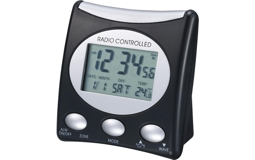 Technoline Réveil radio-piloté WT221-T Noir