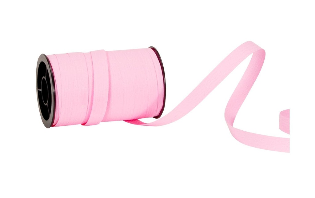 Spyk Ruban cadeau Poly mat 10 mm x 20 m, Rose