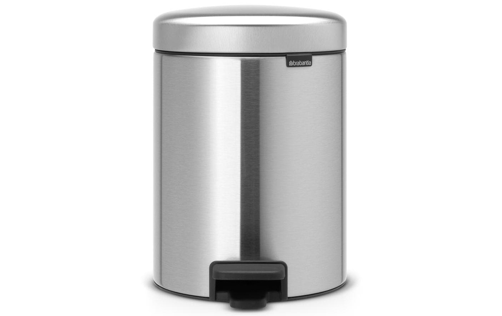 Brabantia Poubelle cosmétique NewIcon 5 l, Matt Steel