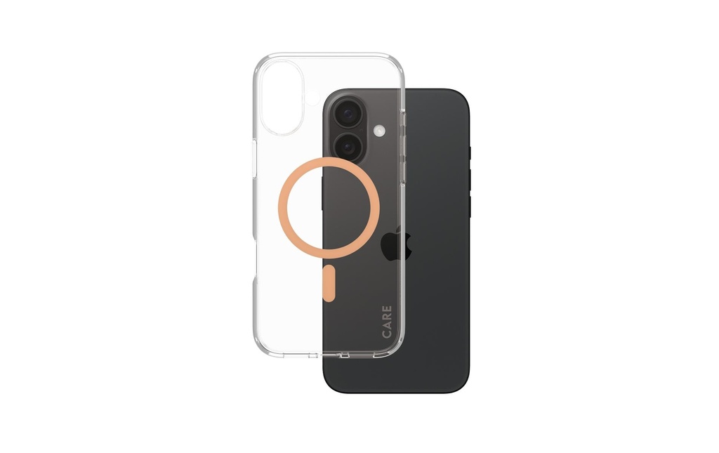 CARE Coque arrière Flagship iPhone 16 Plus Peachy