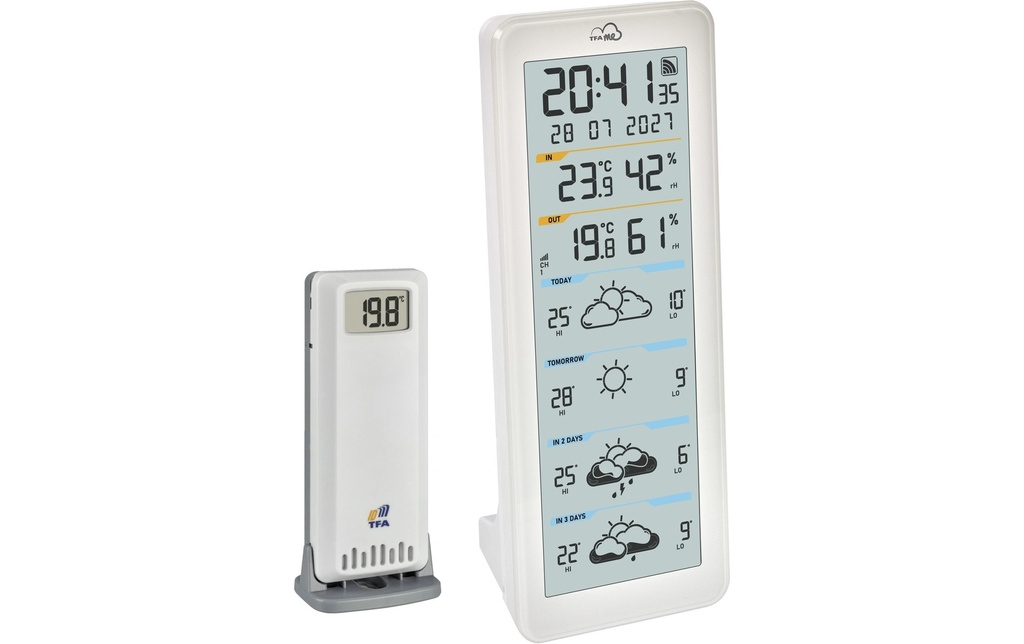 TFA Dostmann Station météo WLAN Blanc