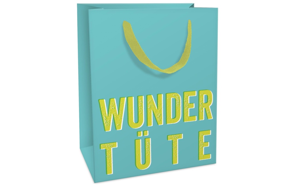 Braun + Company Sac cadeau Wundertüte 12 x 15 x 6 cm, Bleu