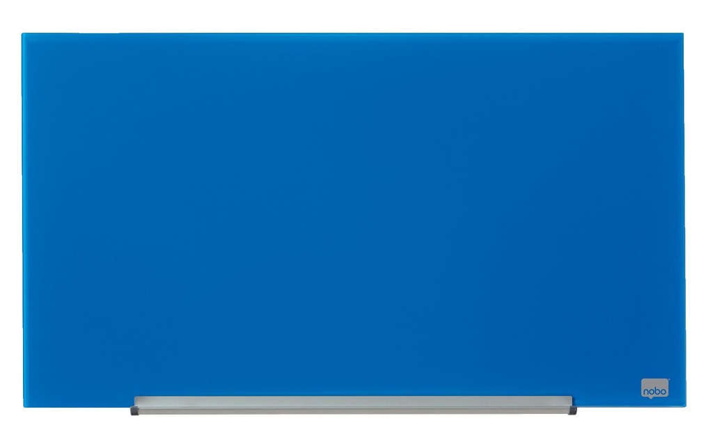 Nobo Tableau en verre magnétique Diamond 38.1 cm x 67.7 cm, Bleu