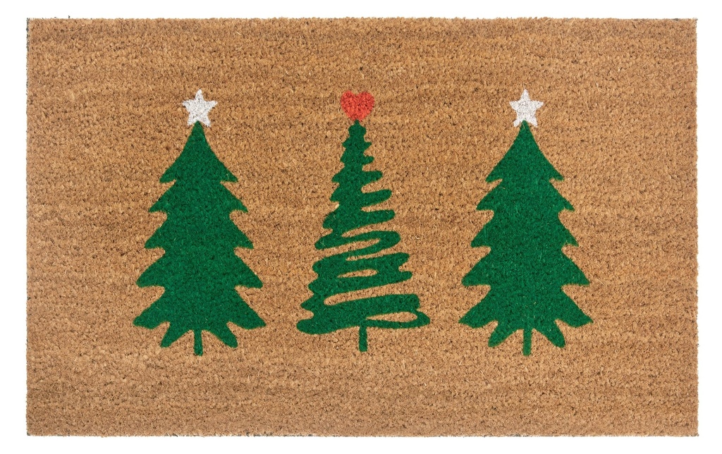 Hanse Home Tapis de sol Christmas Trees 45 cm x 70 cm