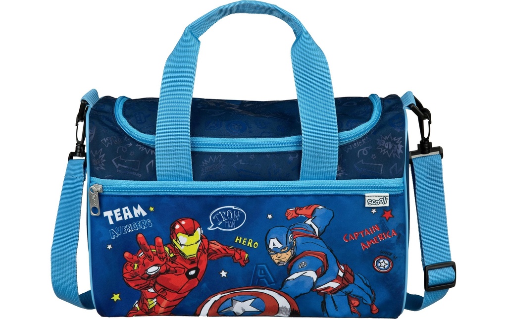 Scooli Sac de gym Avengers 8 l