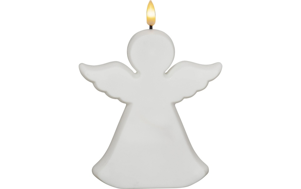 Star Trading Bougie funéraire LED Flamme Angel, Blanc