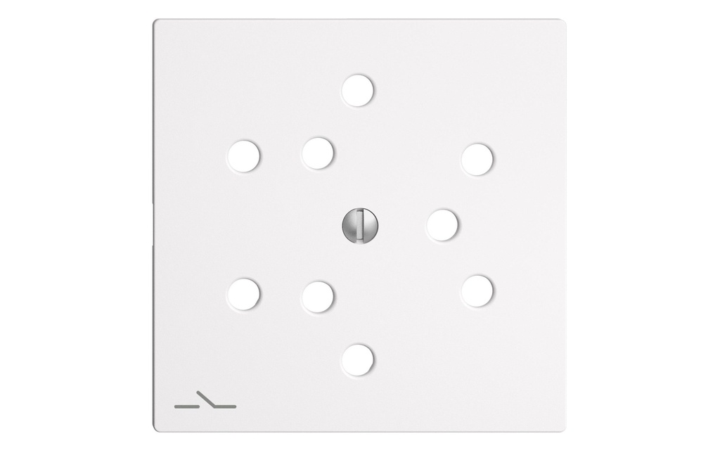 Feller EDIZIOdue Set de recouvrement 3x T12 séparé, Blanc