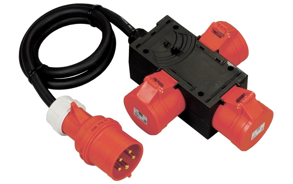 Spälti AG Barrette de connecteurs industrielle 3x CEE16/5 3P+N+E