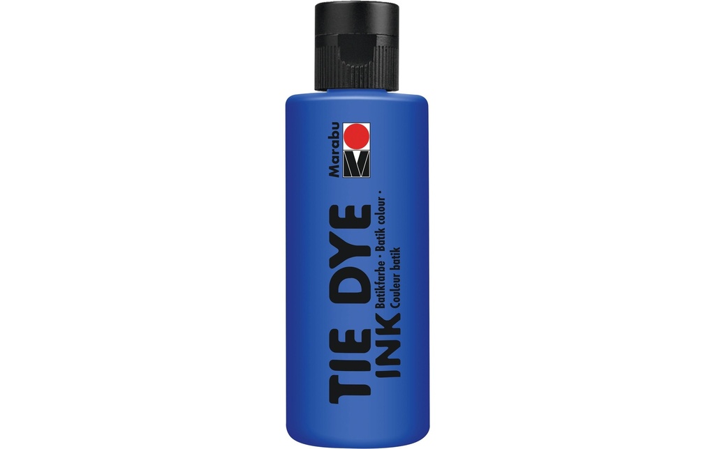 Marabu Peinture pour textile Tie Dye Ink, 80 ml, 053 bleu foncé