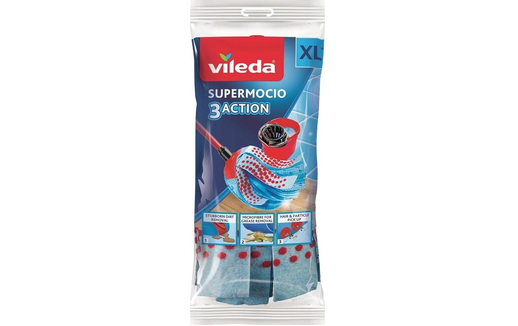 Vileda Toile de rechange SuperMocio Velour 1 Pièce/s
