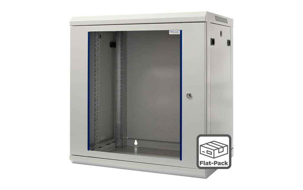 Wirewin Coffre de mur 600X600X12U Pro 3rd Gen 19 / 12HE / Flat-Pack