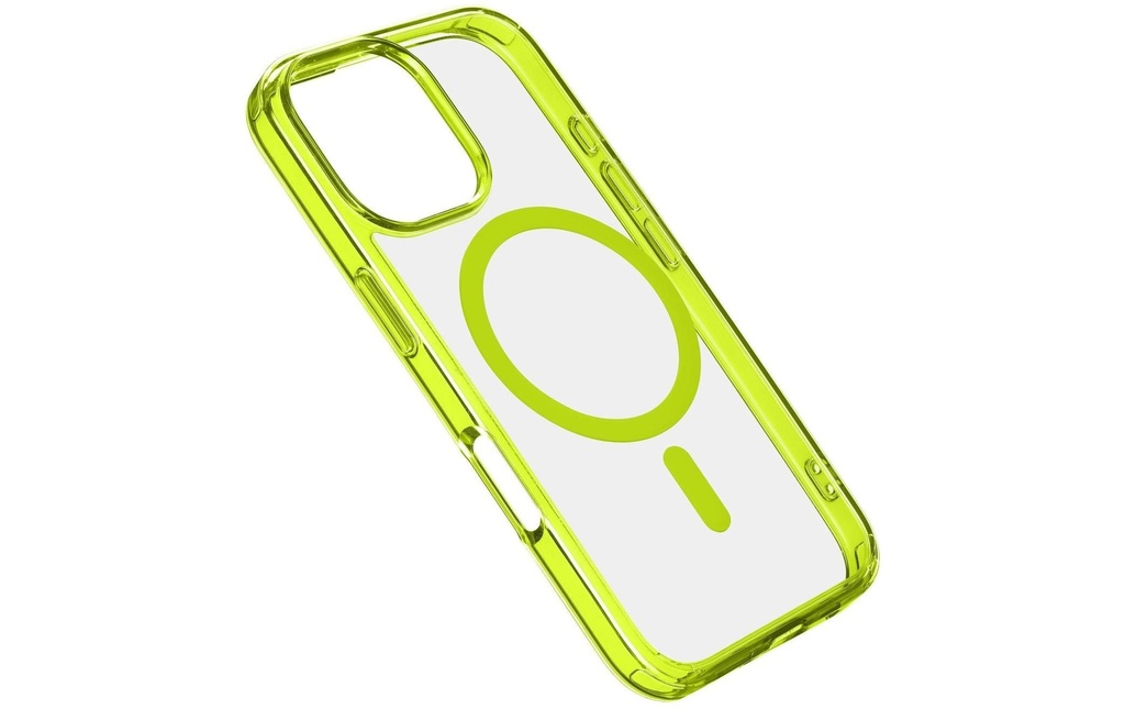 Cellular Line Coque arrière Iconic iPhone 16 Pro Max Lime