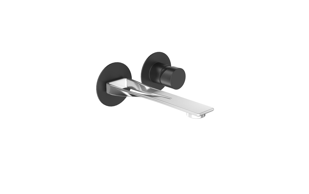 WEBERT Robinetterie de lavabo ONE-B EHM, encastré, noir mat