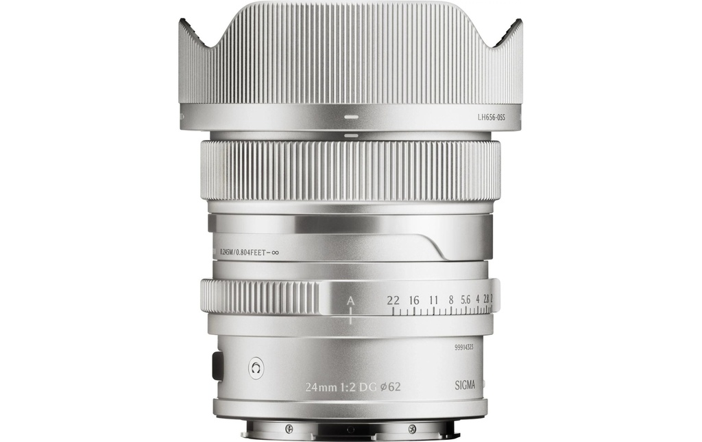 Sigma Longueur focale fixe 24mm F/2.0 DG Contemporain Argenté – L-Mount