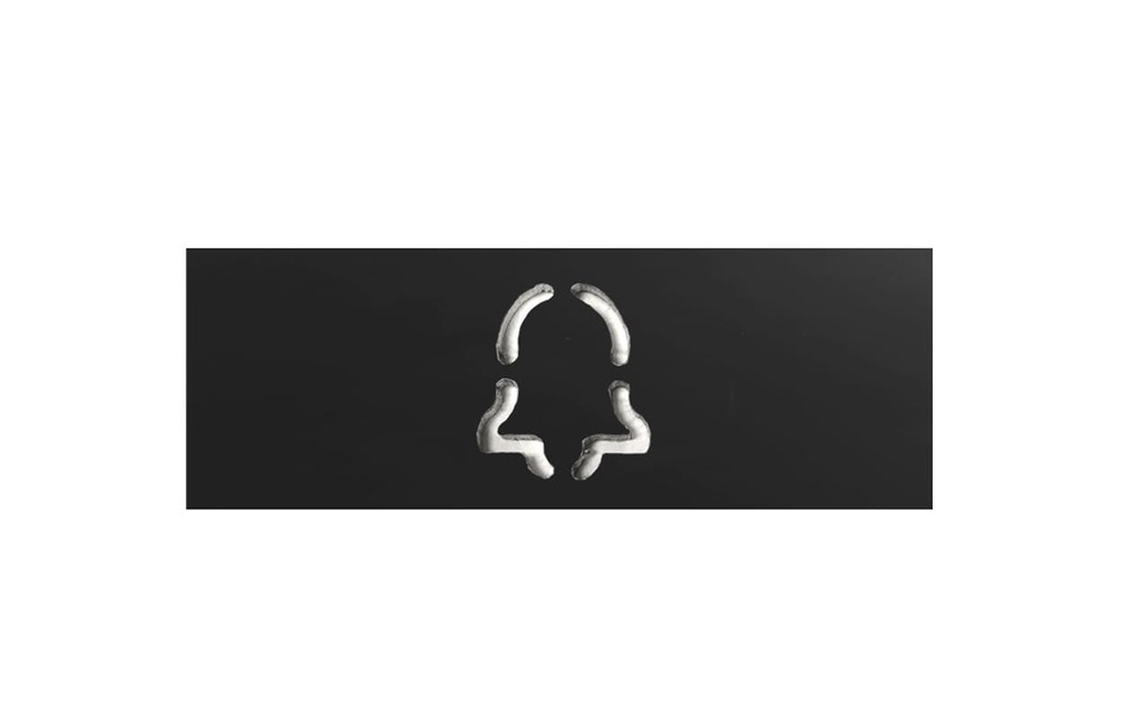 Doorbird Plaque nominative pour un bouton d'appel pour la série D11x