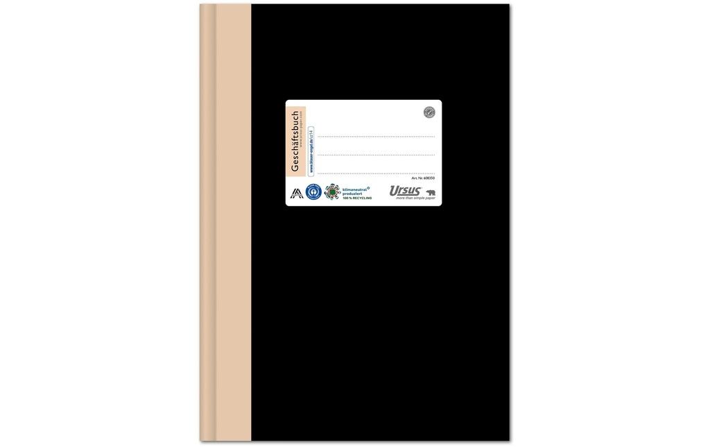 Ursusgreen Bloc-notes Livre de comptes A4, vierge