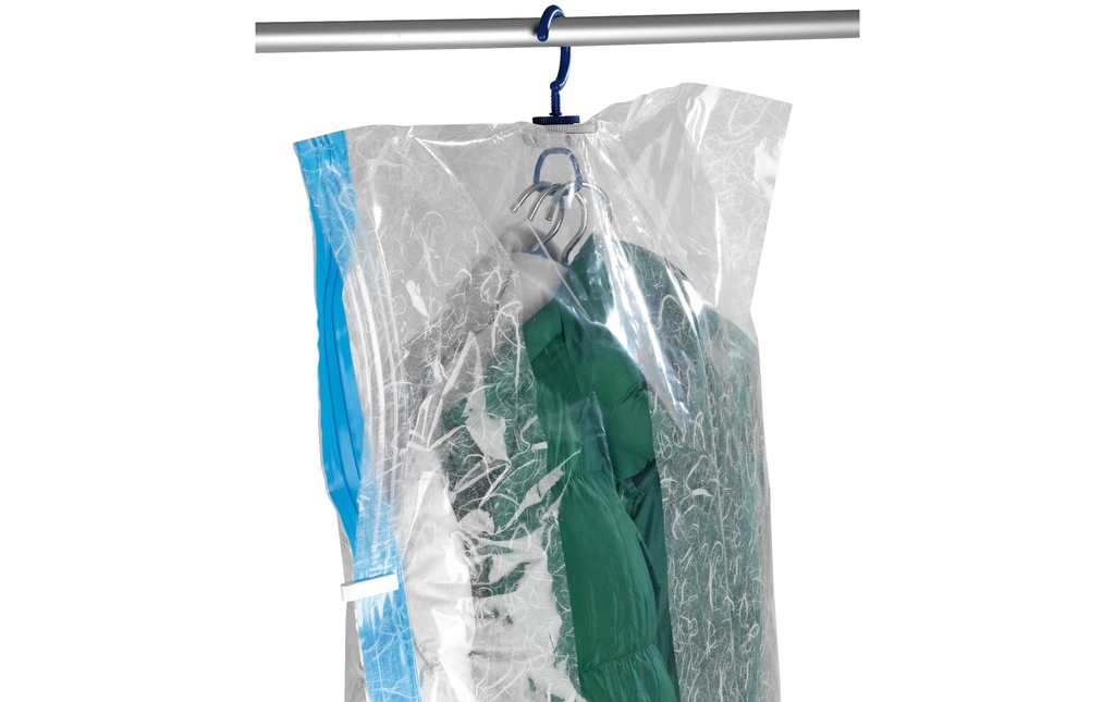 Wenko Sac sous vide Système de sacs à manteaux XL 70 cm x 145 cm, 1 Pièce/s