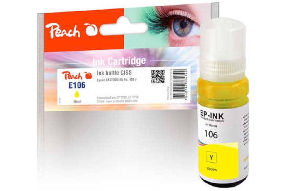 Peach Encre Epson 106 (C13T00R440) Yellow
