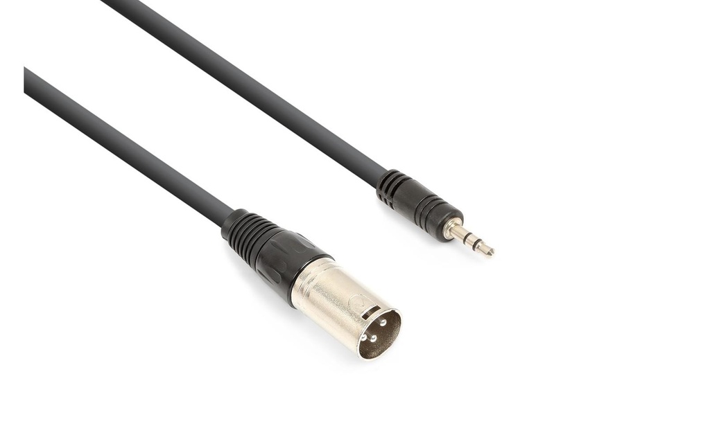 Vonyx CX318-05 XLR 3 pôles, mâle - jack 3.5 mm 0.5 m