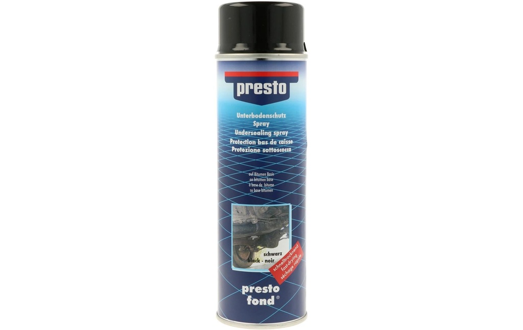 Presto Protection du dessous de caisse Bitume 500 ml