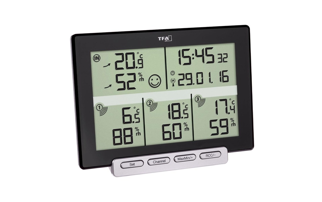 TFA Dostmann Thermo/hygromètre MULTI-SENS