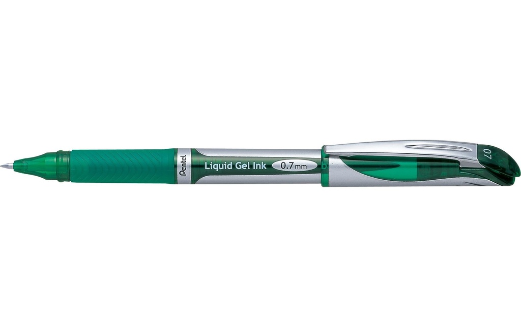 pentel Stylo à encre gel EnerGel 0.7 mm Vert, 1 pièce