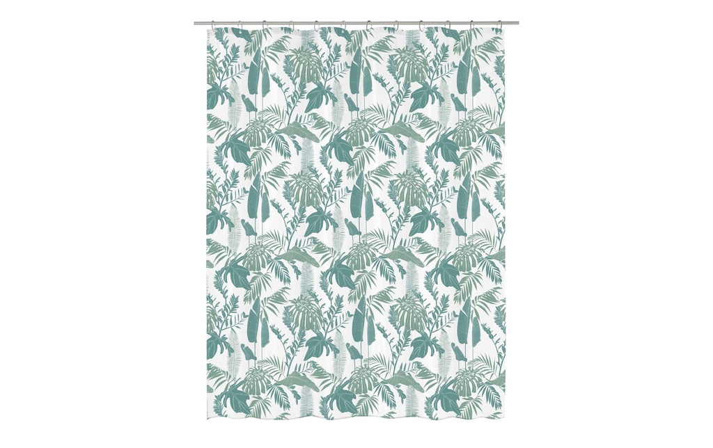 Kleine Wolke Rideau de douche Philo 180 x 200 cm, Vert